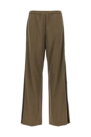 Штани з атласною стрічкою Зелені MM6 MAISON MARGIELA S52KA0508S47848741 Штани з атласною стрічкою Зелені MM6 MAISON MARGIELA S52KA0508S47848741