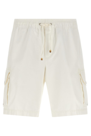 Cargo pocket bermuda shorts White Cargo pocket bermuda shorts White