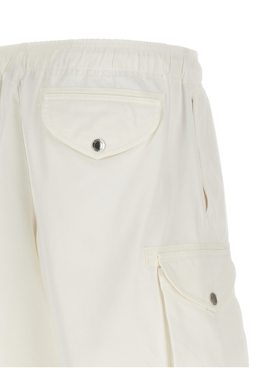 Cargo pocket bermuda shorts White Cargo pocket bermuda shorts White