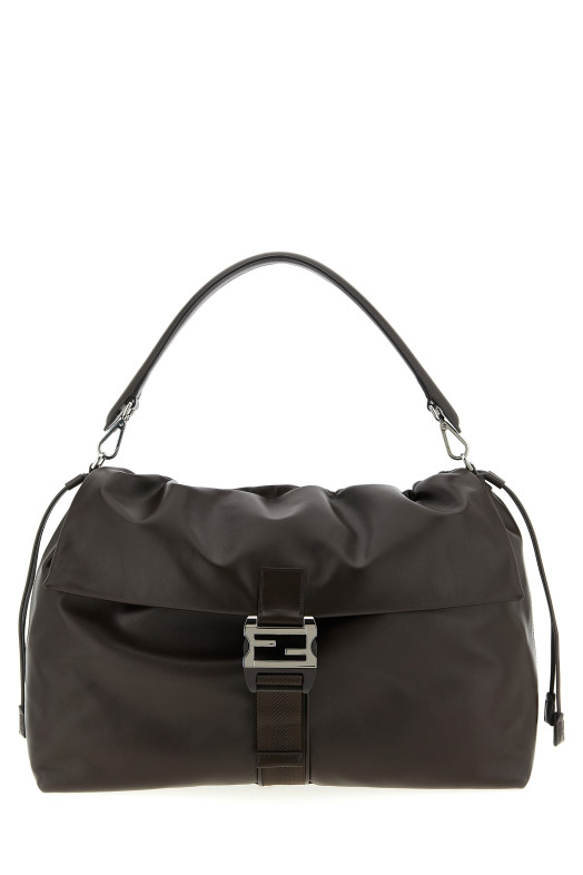 'Fendi Flux Maxi Messanger' handbag Brown