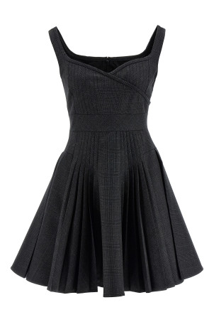 Pleated dress Gray Pleated dress Gray