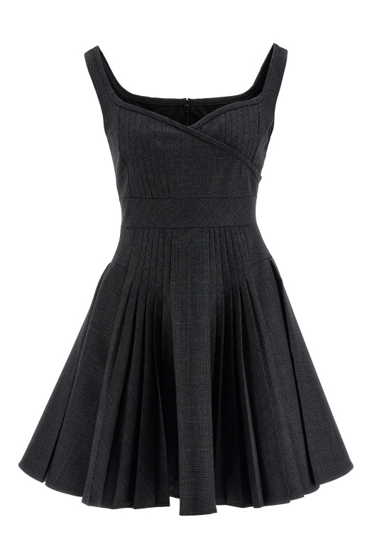 Pleated dress Gray Pleated dress Gray