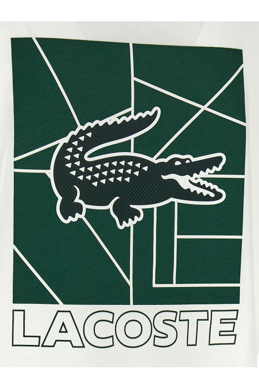 Футболка с принтом Белая LACOSTE TH5517001 Футболка с принтом Белая LACOSTE TH5517001