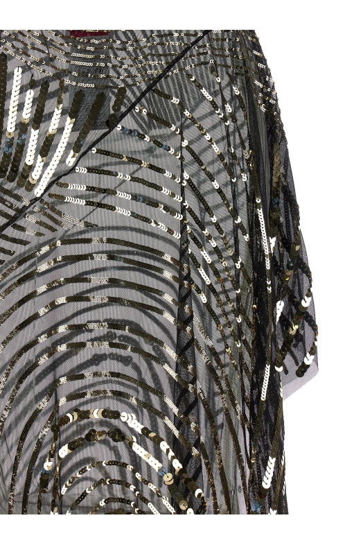 Полупрозрачное длинное платье Черное EMILIO PUCCI 5URI085U941999 Полупрозрачное длинное платье Черное EMILIO PUCCI 5URI085U941999