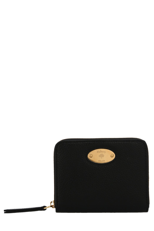 Гаманець з логотипом, чорний MULBERRY RL5680013A100