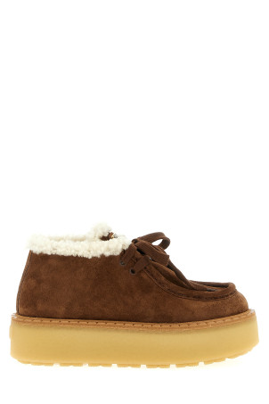 Suede lace ups Brown Suede lace ups Brown