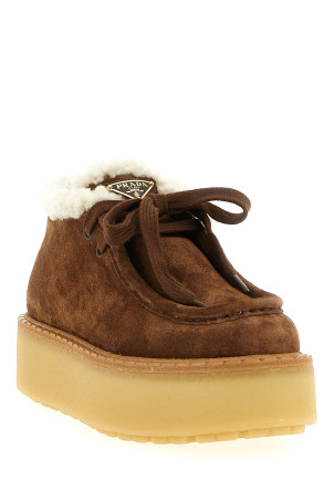 Suede lace ups Brown Suede lace ups Brown