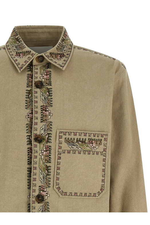 'Rudy' overshirt  Beige 'Rudy' overshirt  Beige