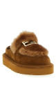 Suede and fur sabots Multicolor Suede and fur sabots Multicolor