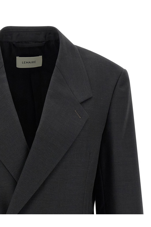 Double-breasted tailored blazer Black Double-breasted tailored blazer Black
