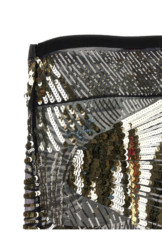 Полупрозрачная юбка макси Черный EMILIO PUCCI 5URW305U941999 Полупрозрачная юбка макси Черный EMILIO PUCCI 5URW305U941999