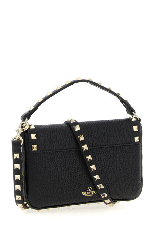 Valentino Garavani «Rockstud» міні-сумочка Чорна W2P0W07VSH0NO Valentino Garavani «Rockstud» міні-сумочка Чорна W2P0W07VSH0NO