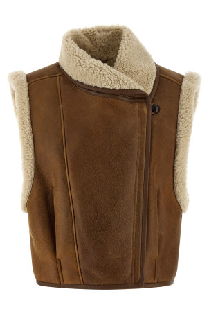 'Alime' vest Brown 'Alime' vest Brown