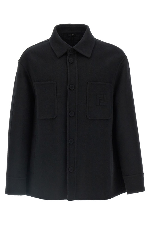 Wool overshirt Black Wool overshirt Black
