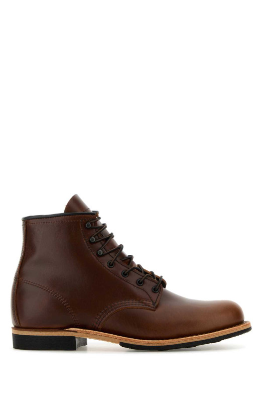 Коричневі шкіряні черевики RED WING (09422D)