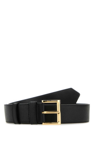 Black leather belt Black PRADA (1CC545053) Black leather belt Black PRADA (1CC545053)