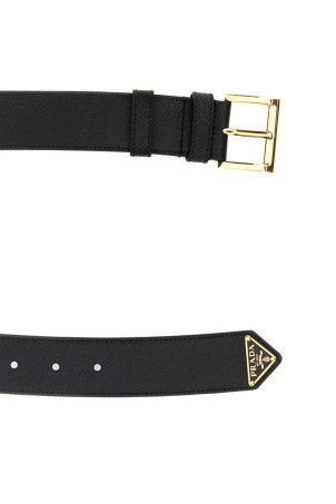 Black leather belt Black PRADA (1CC545053) Black leather belt Black PRADA (1CC545053)