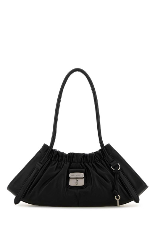 Black leather The Cristina shoulder bag MARC JACOBS (2F5HSH031H01)