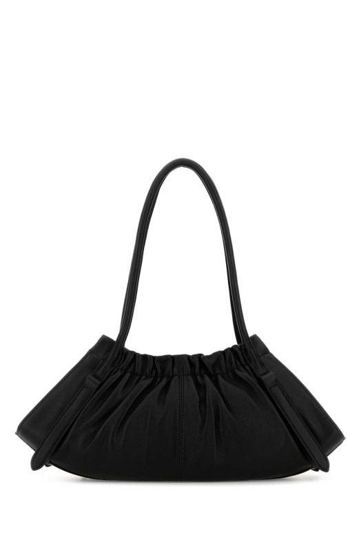 Black leather The Cristina shoulder bag MARC JACOBS (2F5HSH031H01)