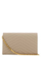 Cappuccino leather clutch SAINT LAURENT (377828BOW01) Cappuccino leather clutch SAINT LAURENT (377828BOW01)