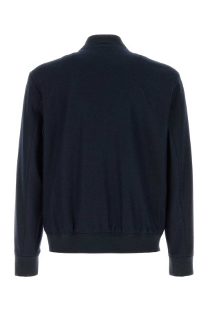 Midnight blue stretch flannel bomber jacket BOSS (50551538) Midnight blue stretch flannel bomber jacket BOSS (50551538)