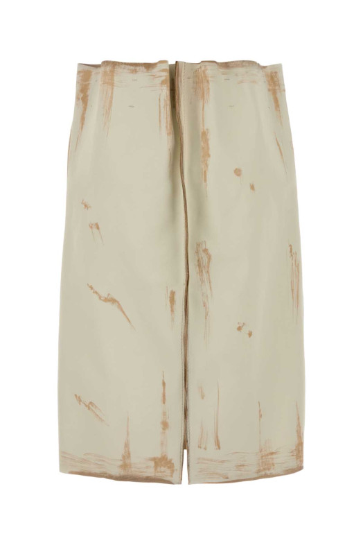 Sand leather skirt Black PRADA (51928SOOO18DD) Sand leather skirt Black PRADA (51928SOOO18DD)