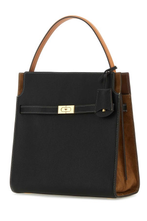 Two-tone leather double Double Lee Radziwill handbag TORY BURCH (59533) Two-tone leather double Double Lee Radziwill handbag TORY BURCH (59533)