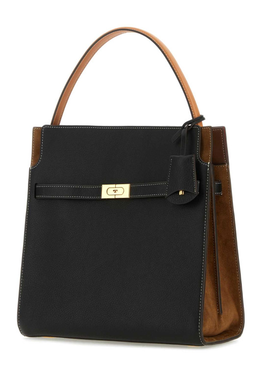 Двухцветная кожаная сумка Double Lee Radziwill TORY BURCH (59533) Двухцветная кожаная сумка Double Lee Radziwill TORY BURCH (59533)