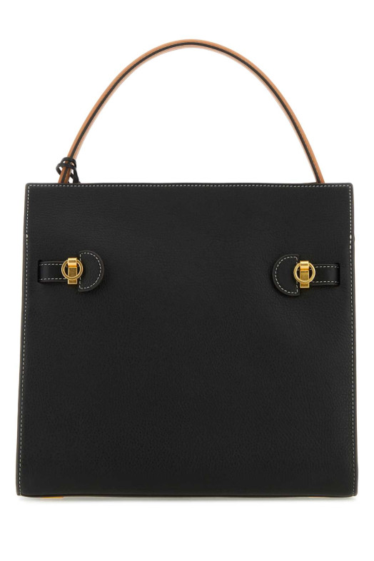 Двухцветная кожаная сумка Double Lee Radziwill TORY BURCH (59533) Двухцветная кожаная сумка Double Lee Radziwill TORY BURCH (59533)