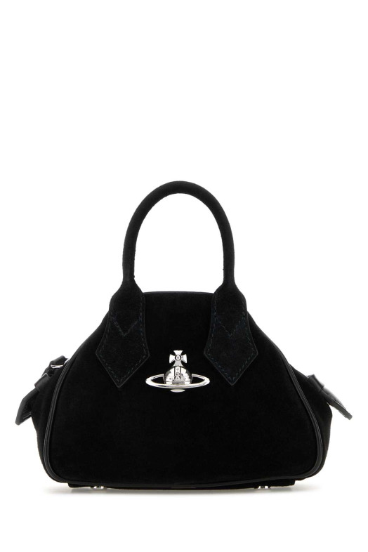 Black suede mini Yasmine handbag VIVIENNE WESTWOOD (5C010005WL007E)
