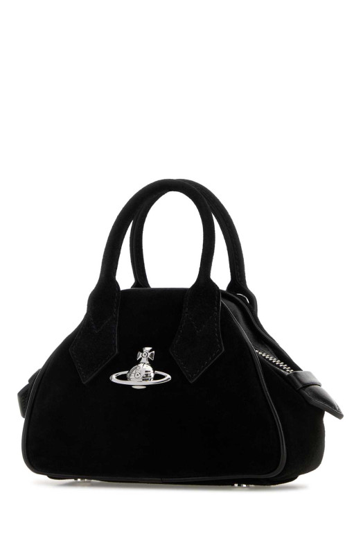 Black suede mini Yasmine handbag VIVIENNE WESTWOOD (5C010005WL007E)
