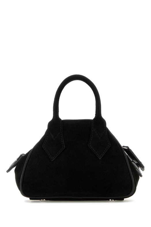 Black suede mini Yasmine handbag VIVIENNE WESTWOOD (5C010005WL007E)