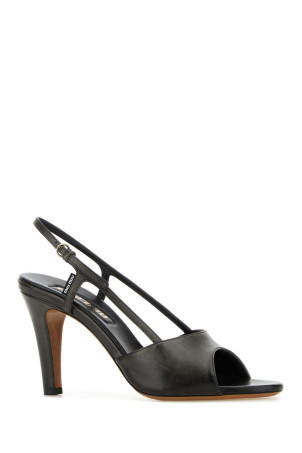 Black leather sandals Black MIU MIU (5X547EF085537) Black leather sandals Black MIU MIU (5X547EF085537)