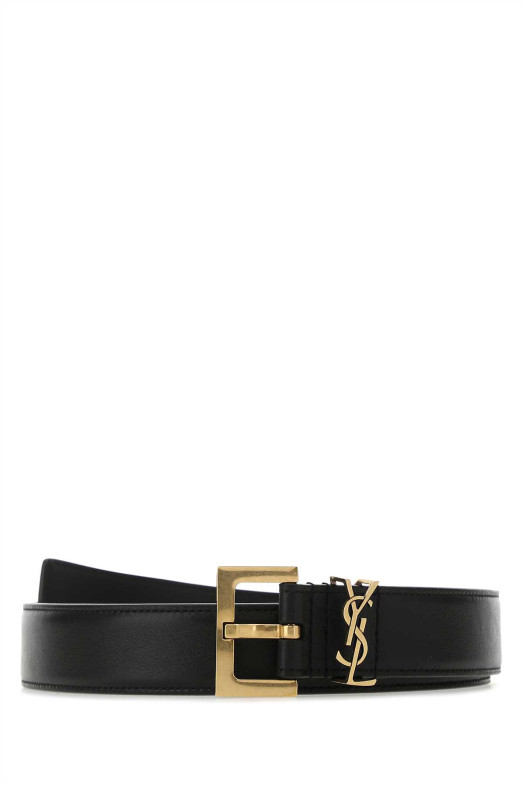 Black leather belt Black SAINT LAURENT (634437BOO0W) Black leather belt Black SAINT LAURENT (634437BOO0W)