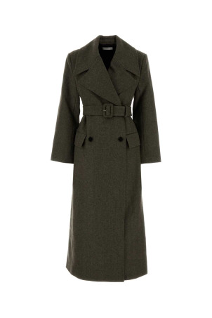 Melange sage green wool coat CO (6542BSWCF25) Melange sage green wool coat CO (6542BSWCF25)