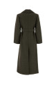 Шерстяное пальто меланжевого цвета с шалфейным оттенком CO (6542BSWCF25)