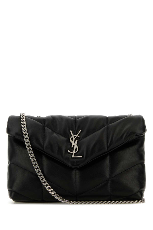Черная сумка через плечо Puffer Toy из натуральной кожи Black SAINT LAURENT (7593371EL00) Черная сумка через плечо Puffer Toy из натуральной кожи Black SAINT LAURENT (7593371EL00)