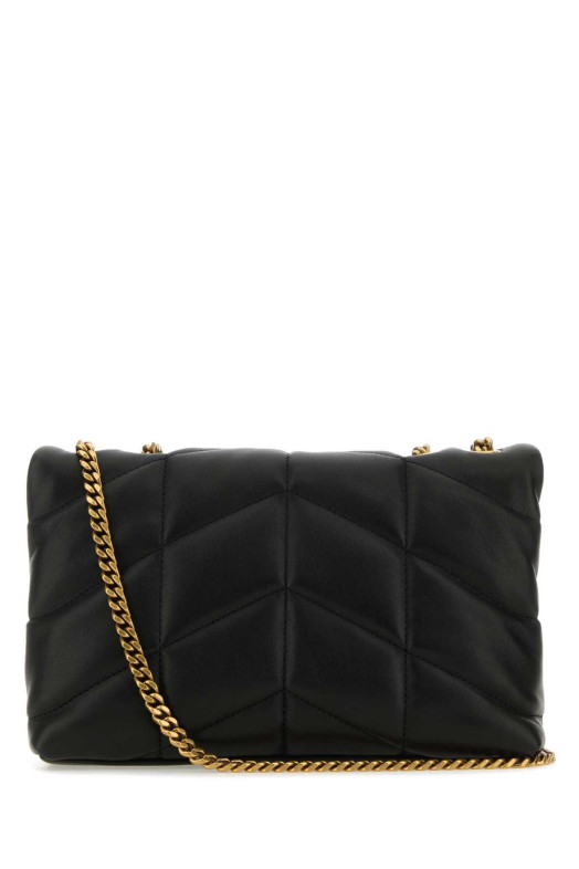 Черная сумка через плечо Puffer Toy из кожи наппа Черная SAINT LAURENT (7593371EL07) Черная сумка через плечо Puffer Toy из кожи наппа Черная SAINT LAURENT (7593371EL07)