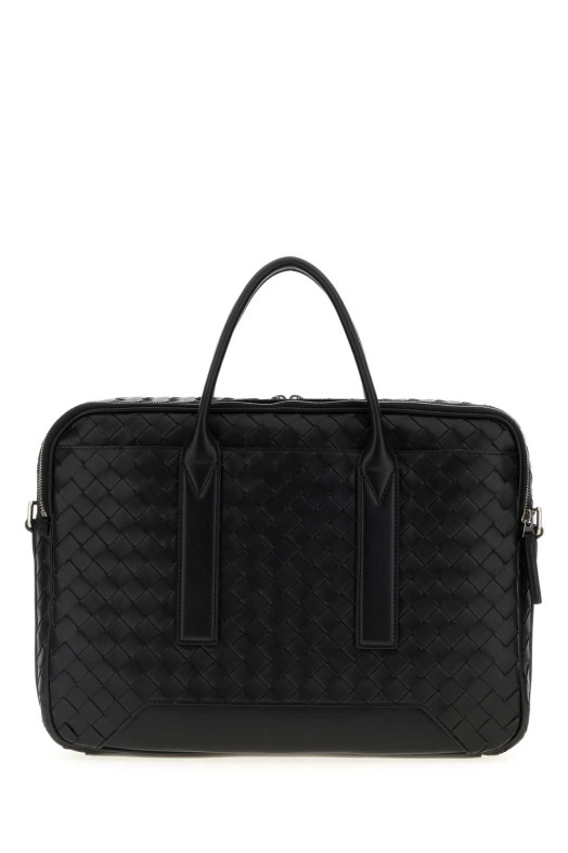 Черный кожаный портфель Getaway BOTTEGA VENETA (766361V2HL1) Черный кожаный портфель Getaway BOTTEGA VENETA (766361V2HL1)