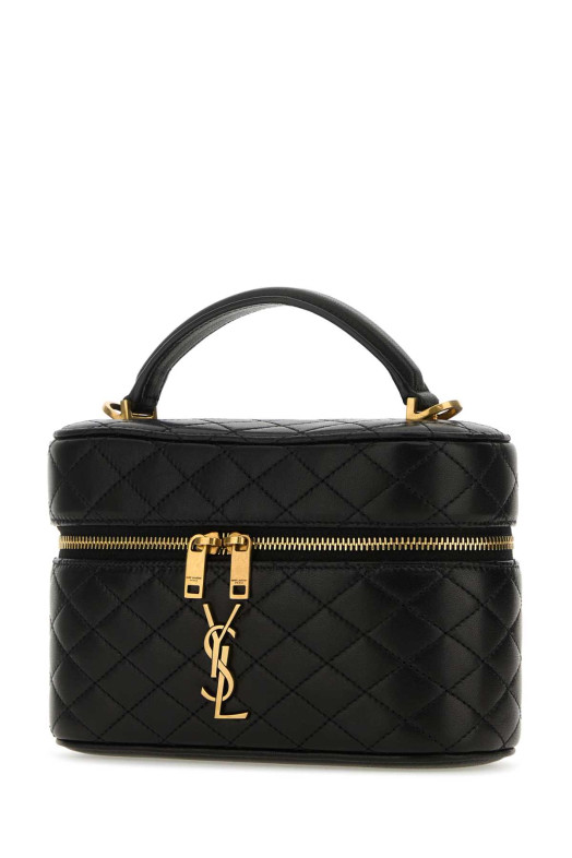 Black nappa leather Vanity Gaby handbag Black SAINT LAURENT (7667311EL07)