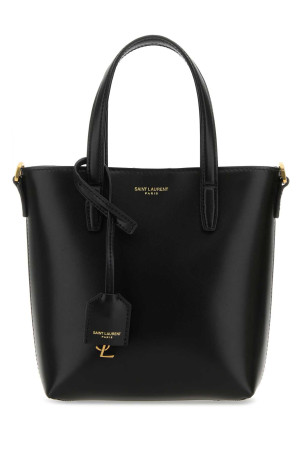 Black leather mini Saint Laurent shopping bag Black SAINT LAURENT (773995AADDI) Black leather mini Saint Laurent shopping bag Black SAINT LAURENT (773995AADDI)