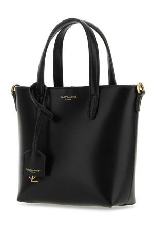 Black leather mini Saint Laurent shopping bag Black SAINT LAURENT (773995AADDI) Black leather mini Saint Laurent shopping bag Black SAINT LAURENT (773995AADDI)