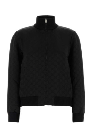 Black jacquard sweatshirt Black GUCCI (792383XJGSE) Black jacquard sweatshirt Black GUCCI (792383XJGSE)