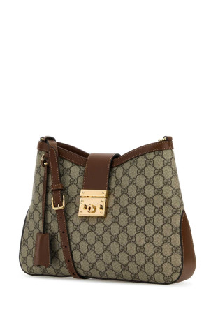 GG fabric Padlock shoulder bag GUCCI (795113KHNKG) GG fabric Padlock shoulder bag GUCCI (795113KHNKG)