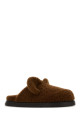Brown shearling slippers FENDI (7D1716PCY)