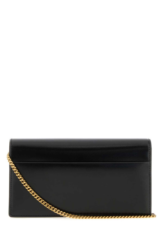Black leather Sunset clutch Black SAINT LAURENT (8109970SX0W) Black leather Sunset clutch Black SAINT LAURENT (8109970SX0W)