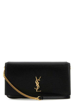 Black leather Cassandre phone case Black SAINT LAURENT (8201750U40J) Black leather Cassandre phone case Black SAINT LAURENT (8201750U40J)