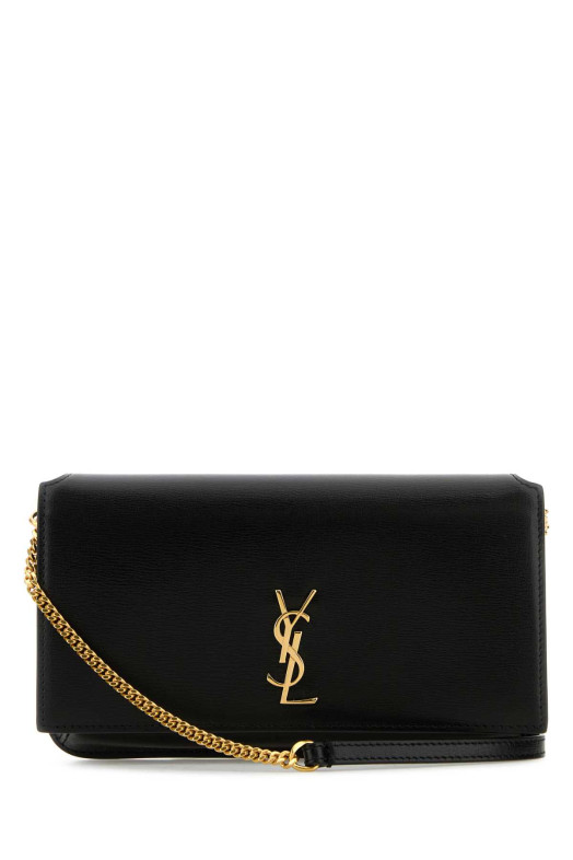 Black leather Cassandre phone case Black SAINT LAURENT (8201750U40J) Black leather Cassandre phone case Black SAINT LAURENT (8201750U40J)