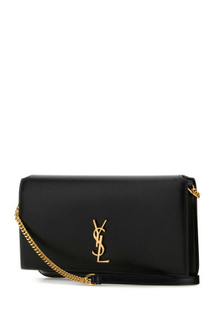 Black leather Cassandre phone case Black SAINT LAURENT (8201750U40J) Black leather Cassandre phone case Black SAINT LAURENT (8201750U40J)