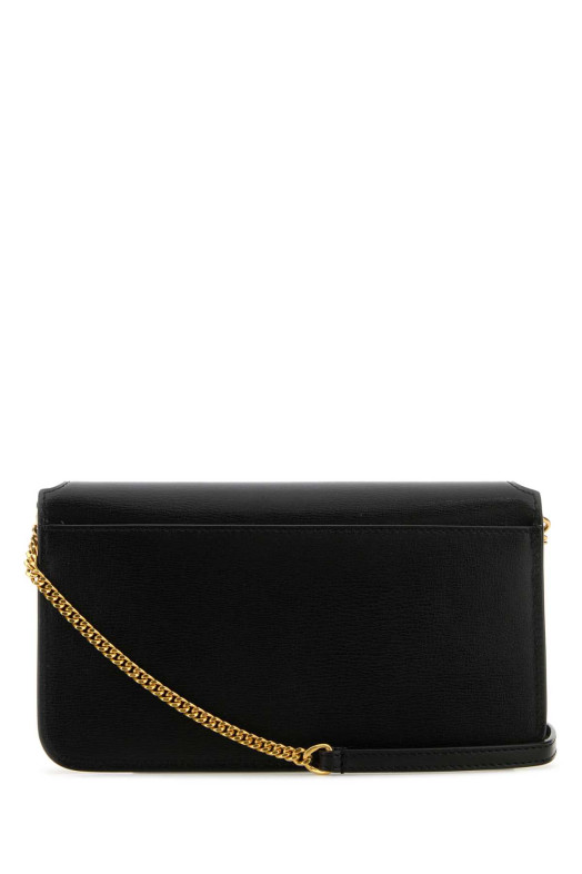Black leather Cassandre phone case Black SAINT LAURENT (8201750U40J) Black leather Cassandre phone case Black SAINT LAURENT (8201750U40J)